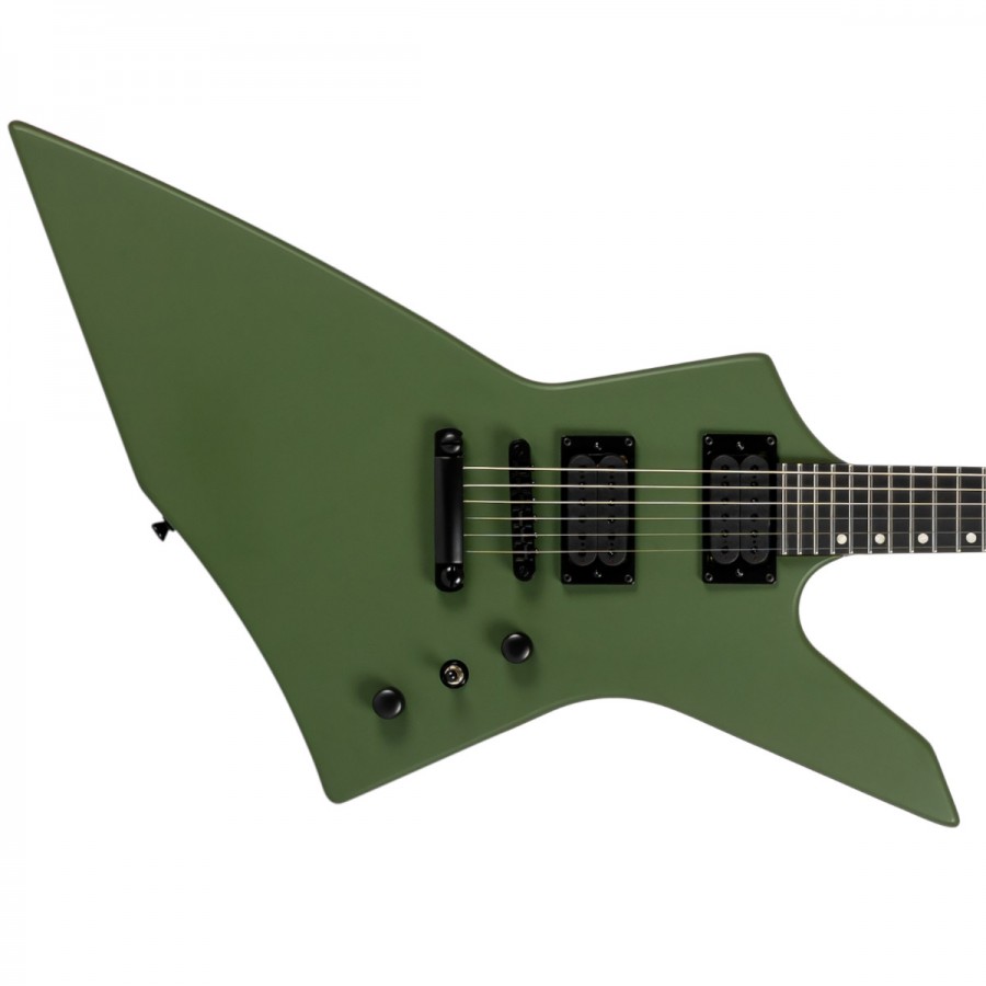 Spira Guitars X-400 MGR Roasted Maple HH - Satin Green